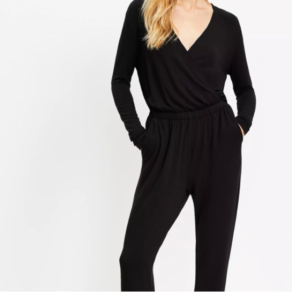 Lou & grey black jumpsuit.  Size Large
